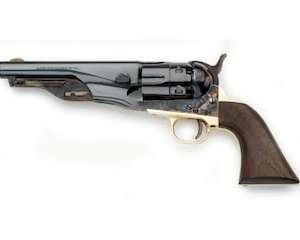 Pietta 1860 Army Sheriff Black Powder Revolver 44 Caliber 5.5" Barrel Steel Frame Blue